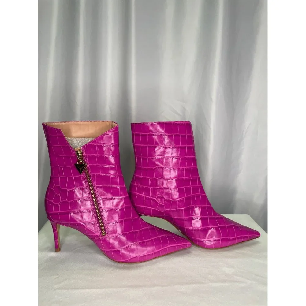 Schutz Calf Booties - Picture 2 of 4